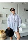 Çizgili Oversize Gömlek