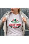 MERRY CHRISTMAS From The Miller Baskılı T-shirt - Beyaz